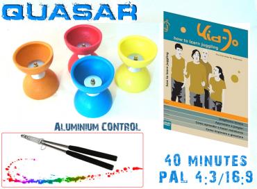 Kit Diabolo Quasar + Baguettes Alu + DVD JCP