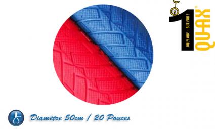 Pneu Qu-Ax 20 Pouces / 50cm Rouge ou Bleu Quax