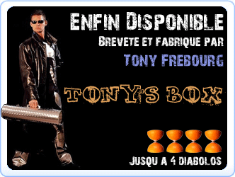 Tony Frebourg avec sa fameuse Malette de Diabolos